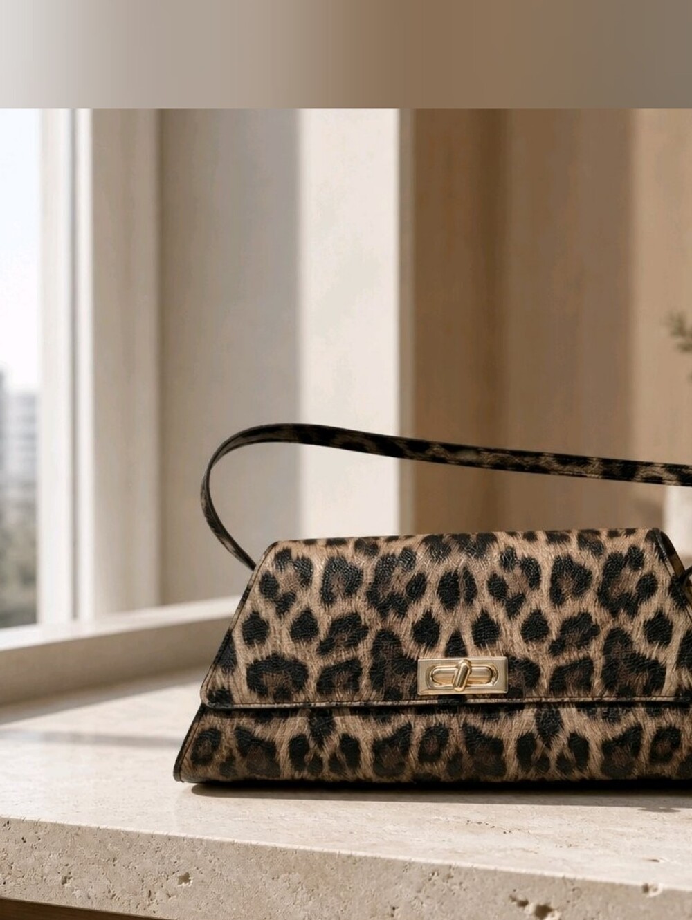 Leopard Print Shoulder Bag - Ready For Fall! Excellent Condition!